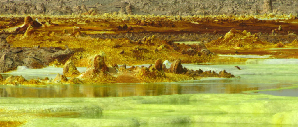 ETHIOPIA DANAKIL depression dallol sulphur travel africa nature scenery