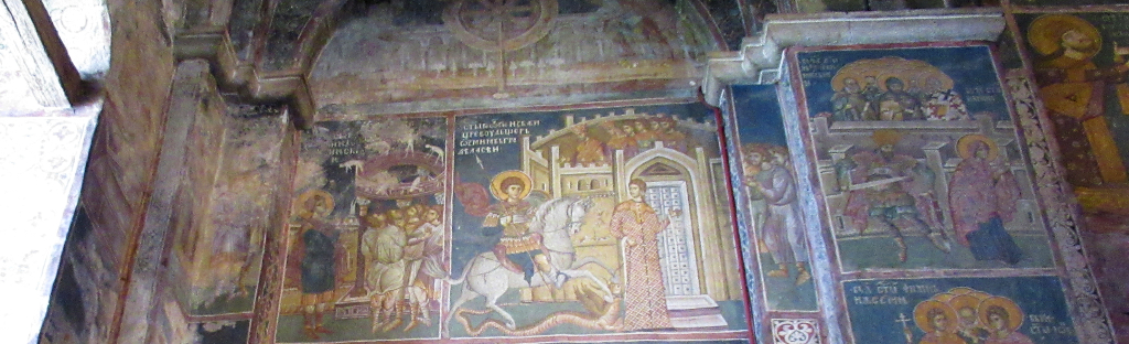 KOSOVO PEC famous monastery fresco church catholic religion FYROM Serb Orthodox Chruch travel photography